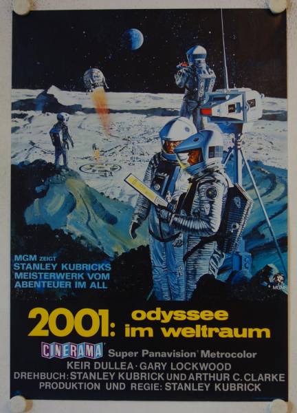 2001 - A Space Odyssey original release german movie poster